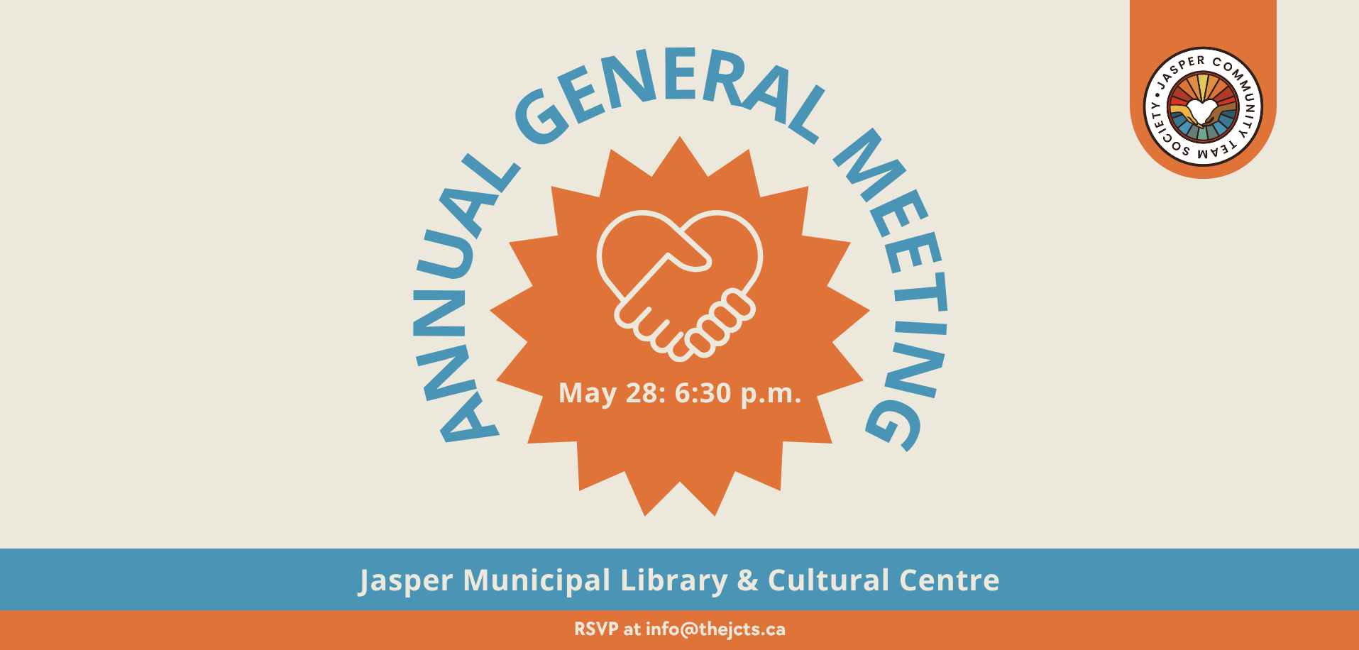 Notice of AGM of the Jasper Community Team Society