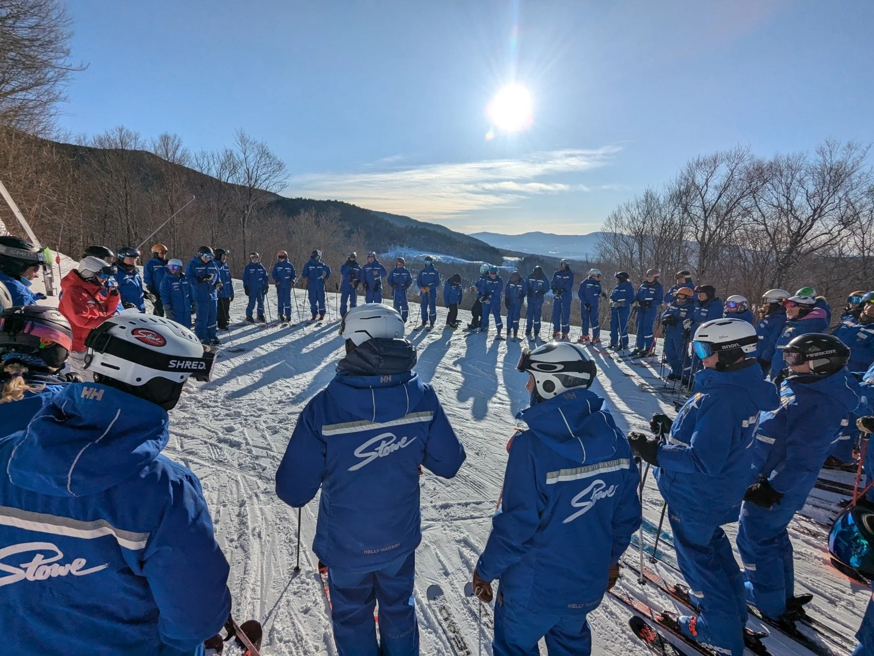 Morning meeting at Stowe