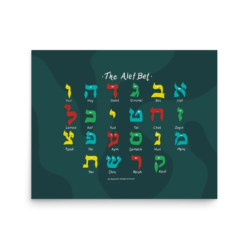 Poster: Alef Bet — That Jewish Moment
