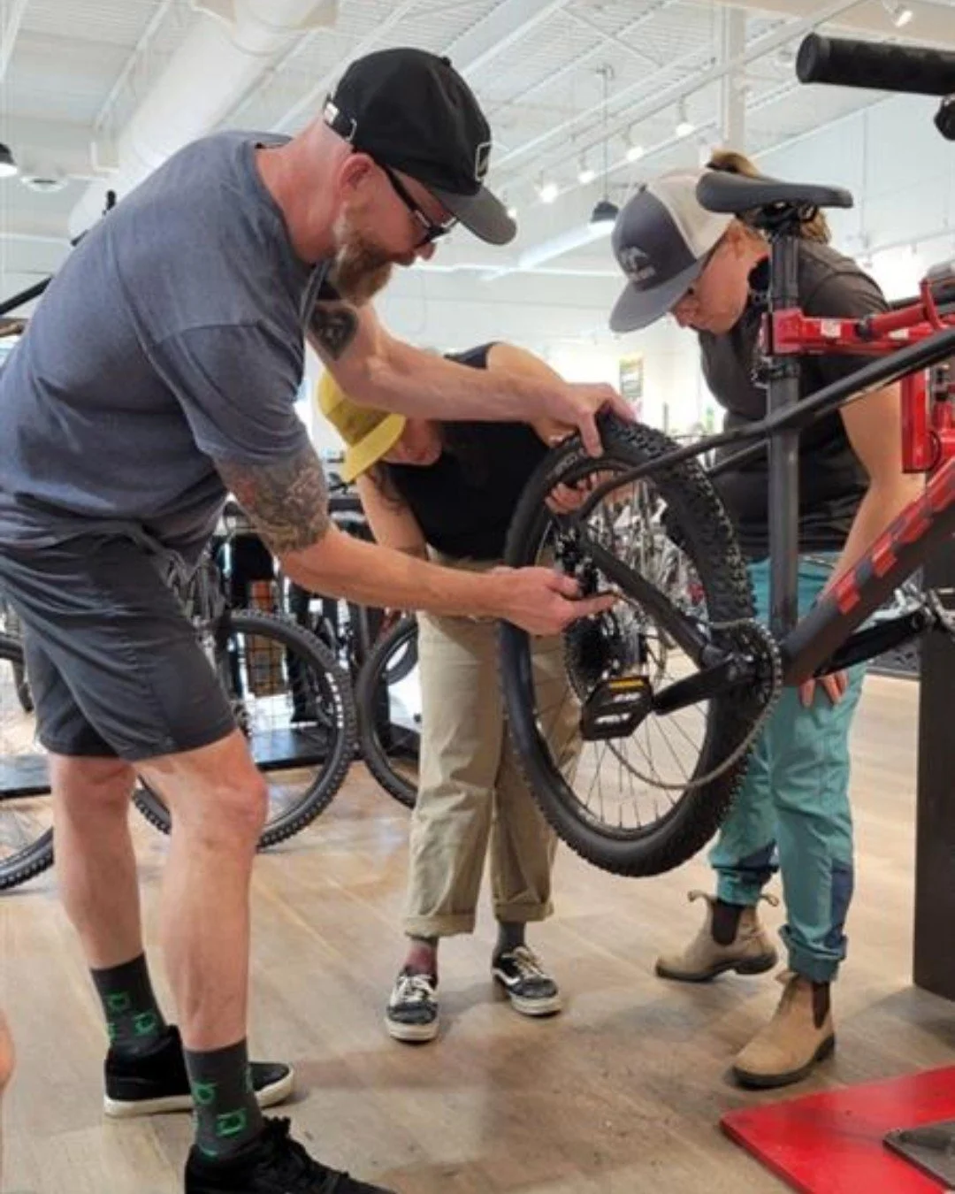 A big thank you to Ridley&rsquo;s Cycle in Calgary for their generous support of our new travelling bike program! 

The Spirit North Southern Alberta team recently spent the day getting their hands dirty and learning how to maintain the new travellin