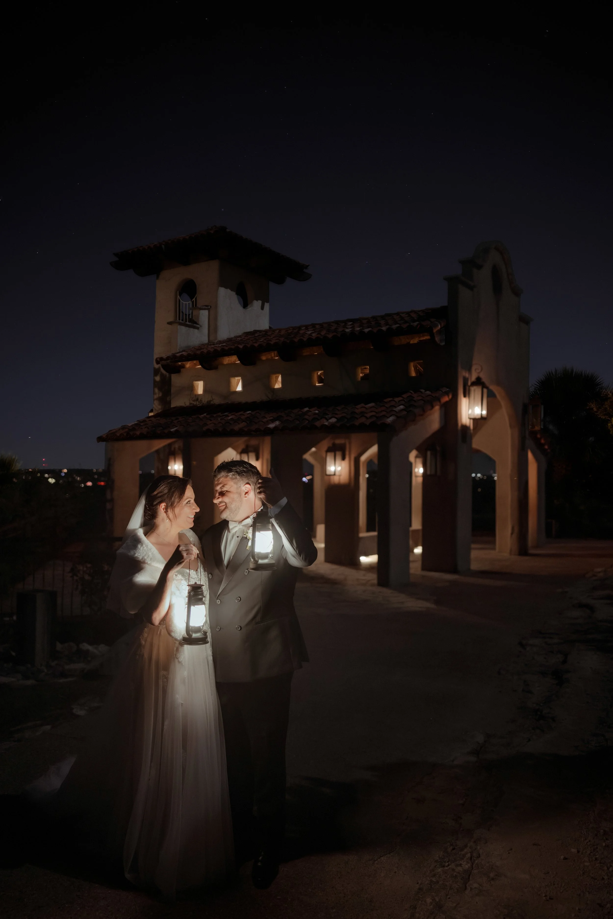 Chapel Dulcinea Night Flame Wedding