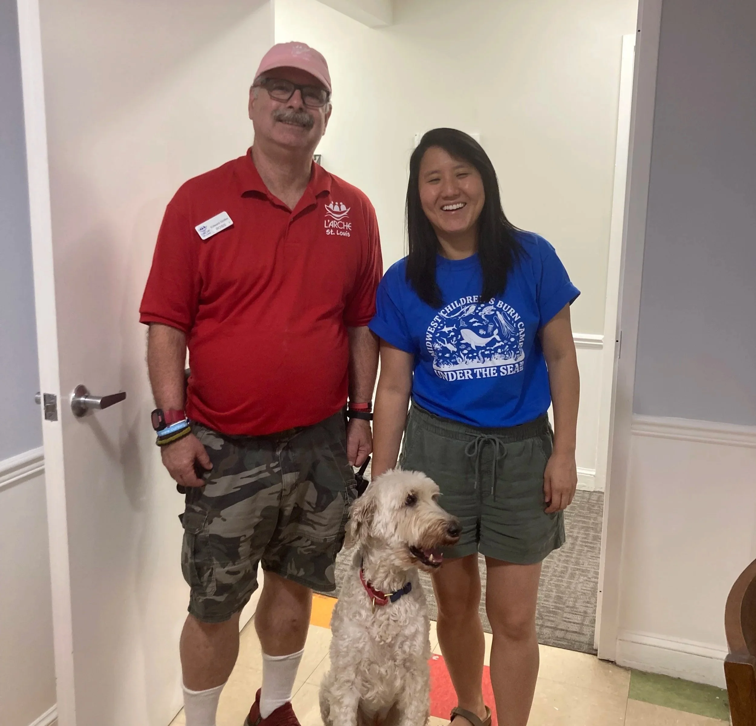Edward in the Office… with Jackie!