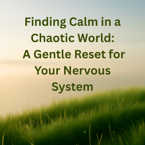 Finding Calm in a Chaotic World: A Gentle Reset for Your Nervous System