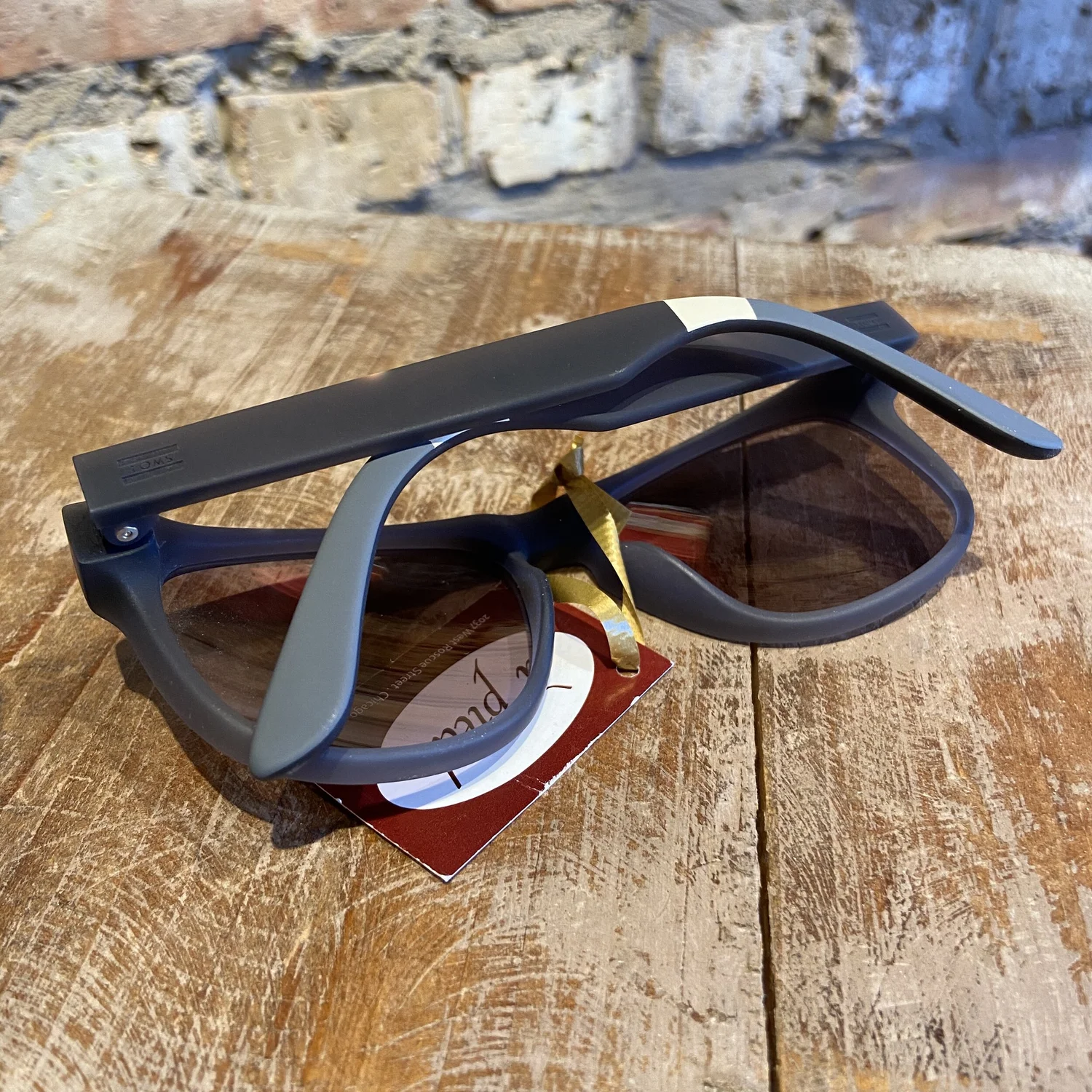 Toms Traveler Manu Matte Pewter Chrome Mirrored Lens 
