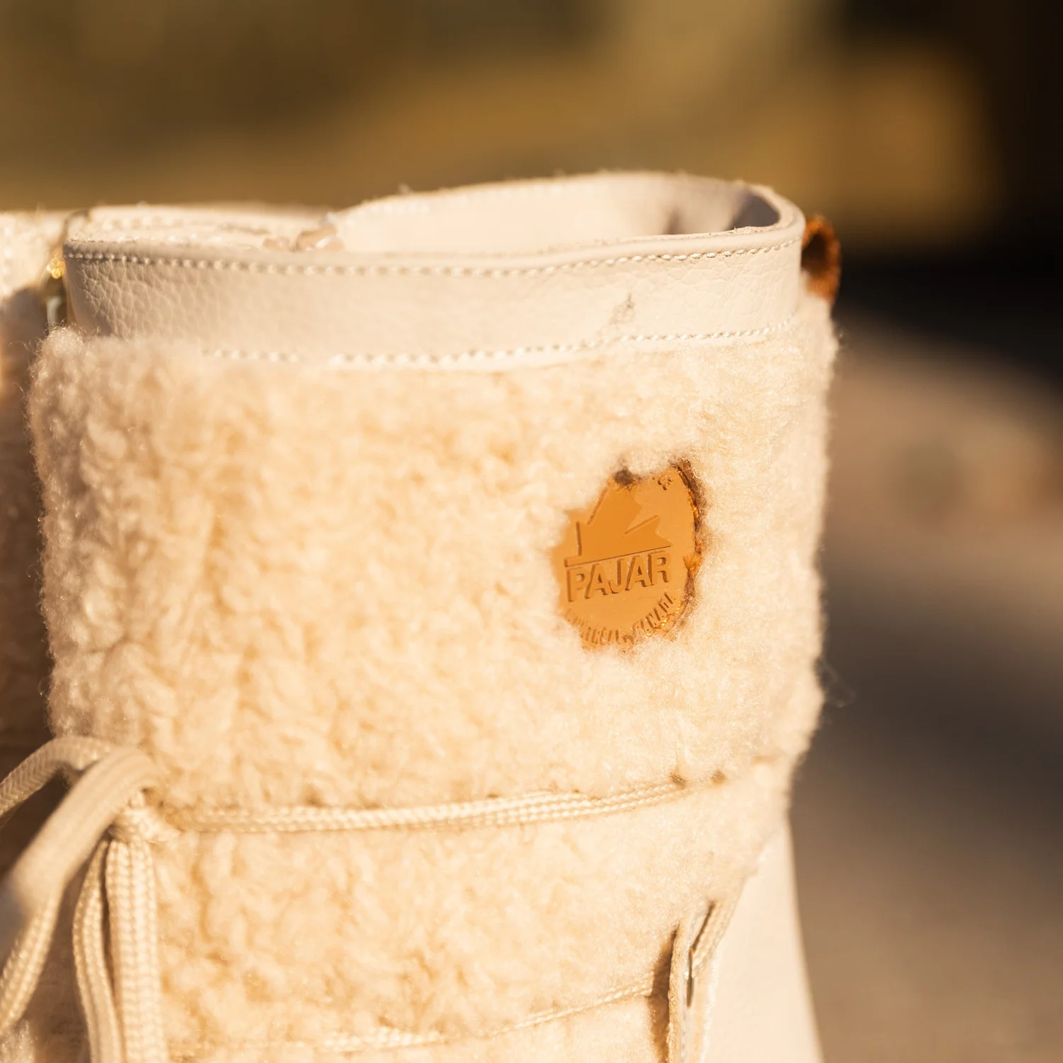 Cream Winter Boots — A Pied Shoe Boutique