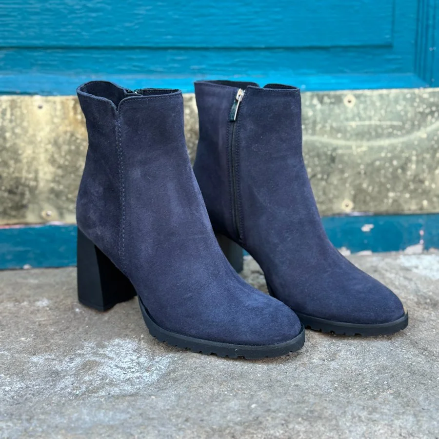 Suede Ankle Bootie