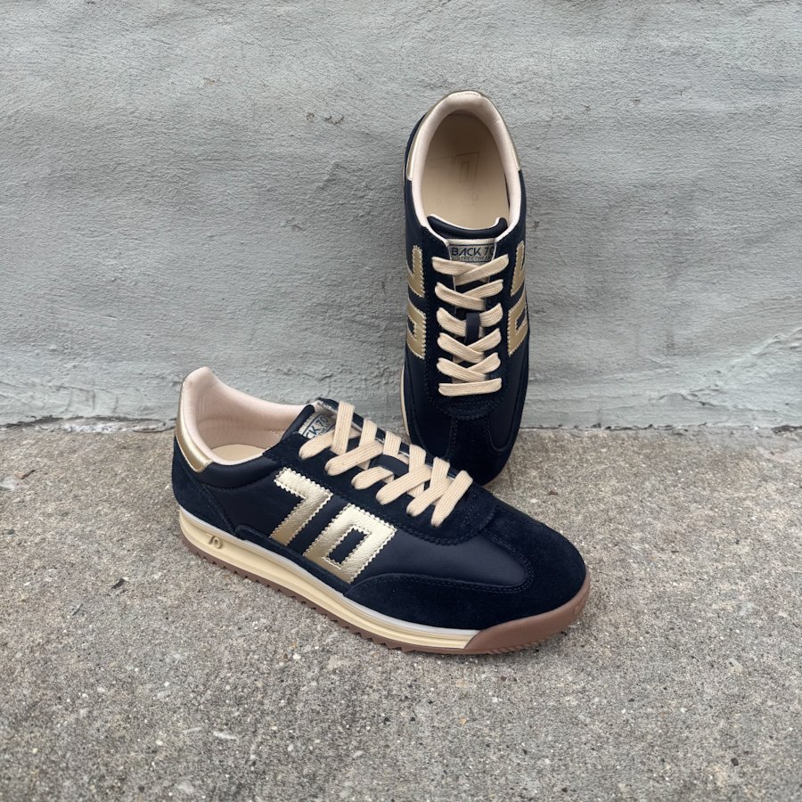 Navy Vintage Inspired Soccer Shoe