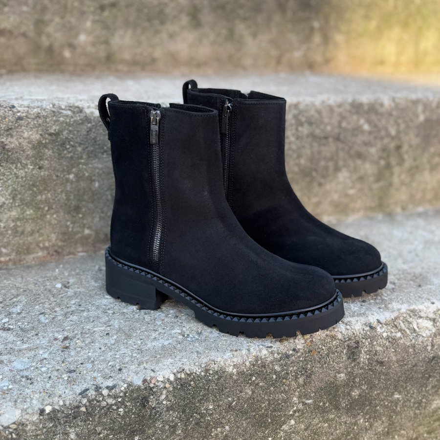 Suede Ankle Bootie