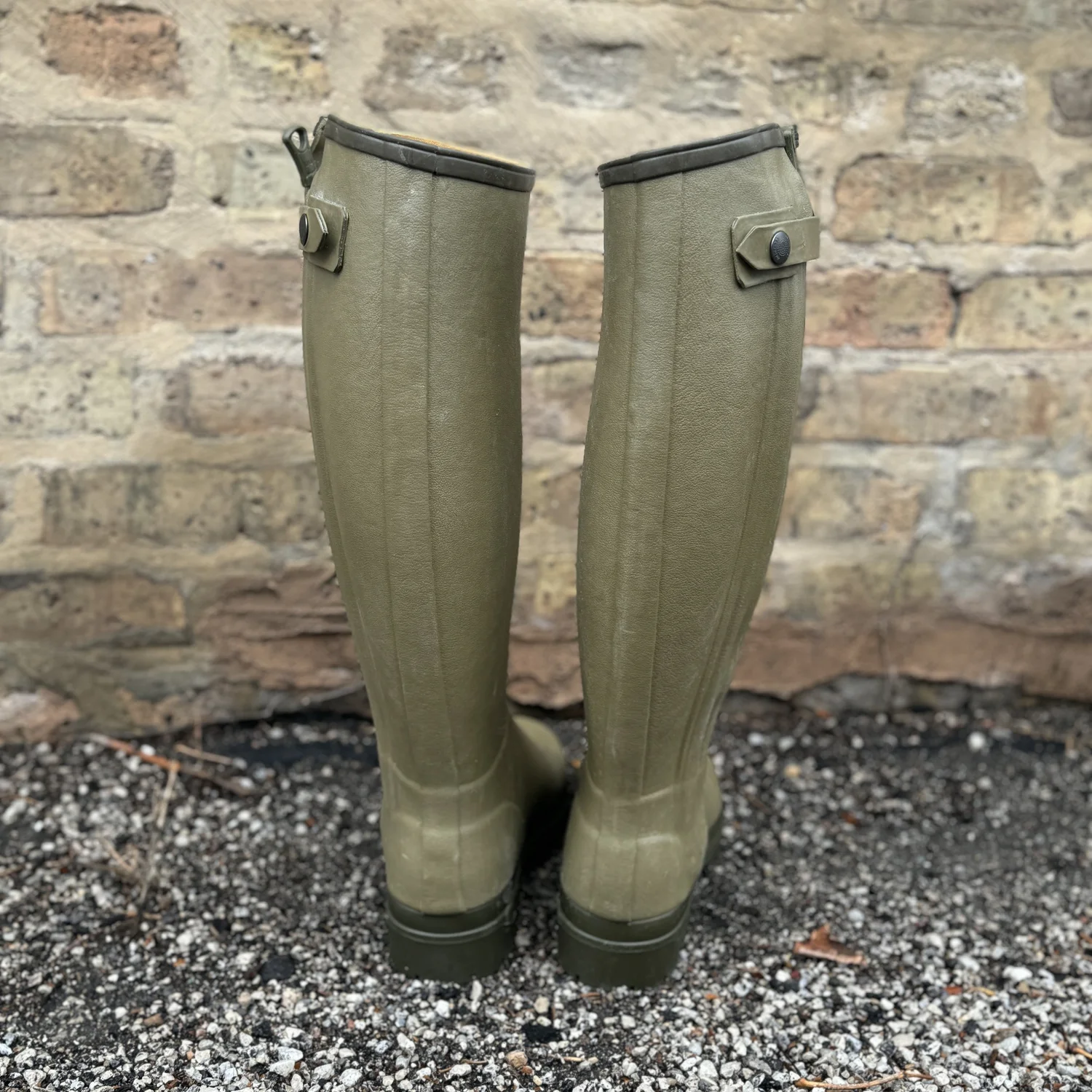 Knee-High Pull-on Rain Boots — A Pied Shoe Boutique