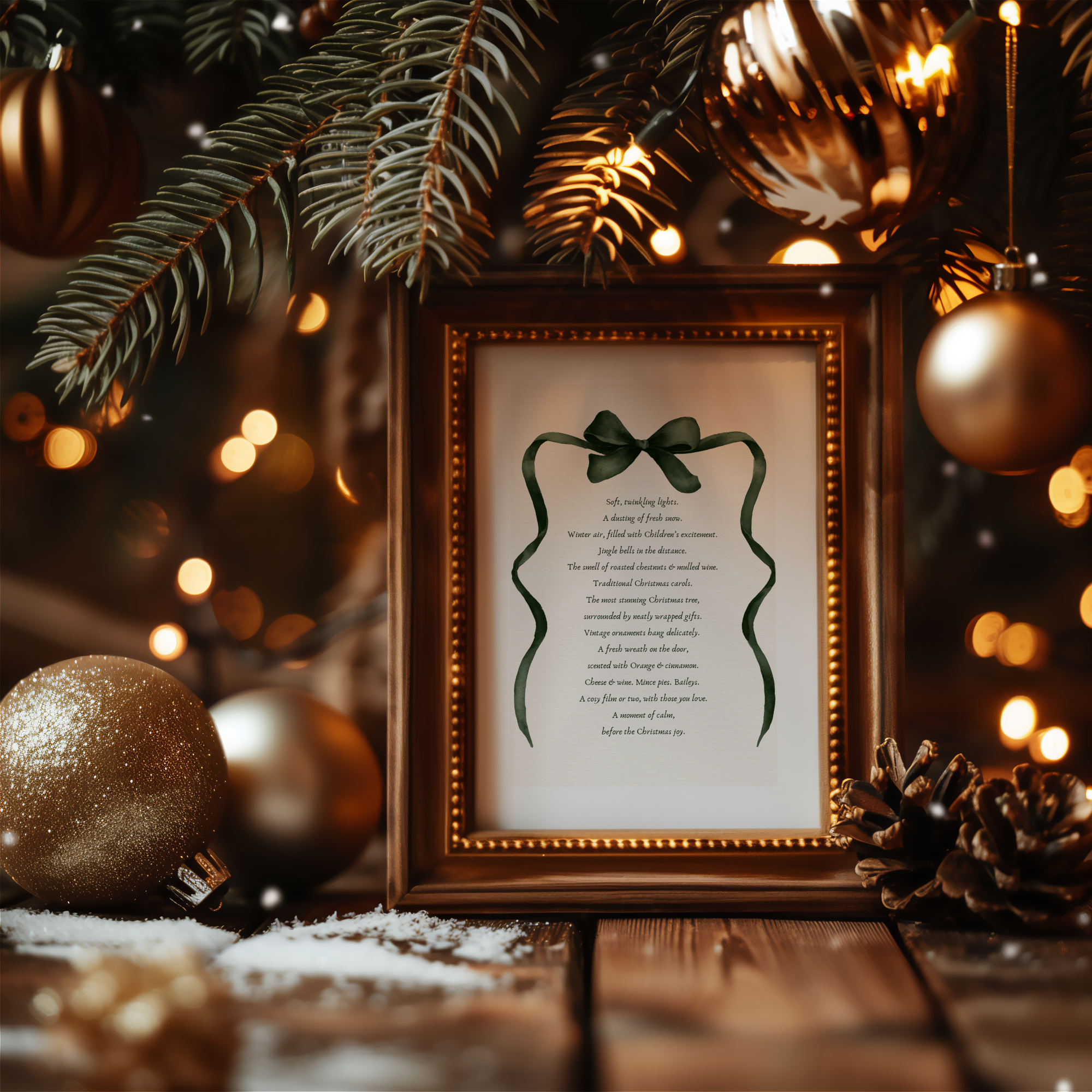 The Festive Feeling Art Print