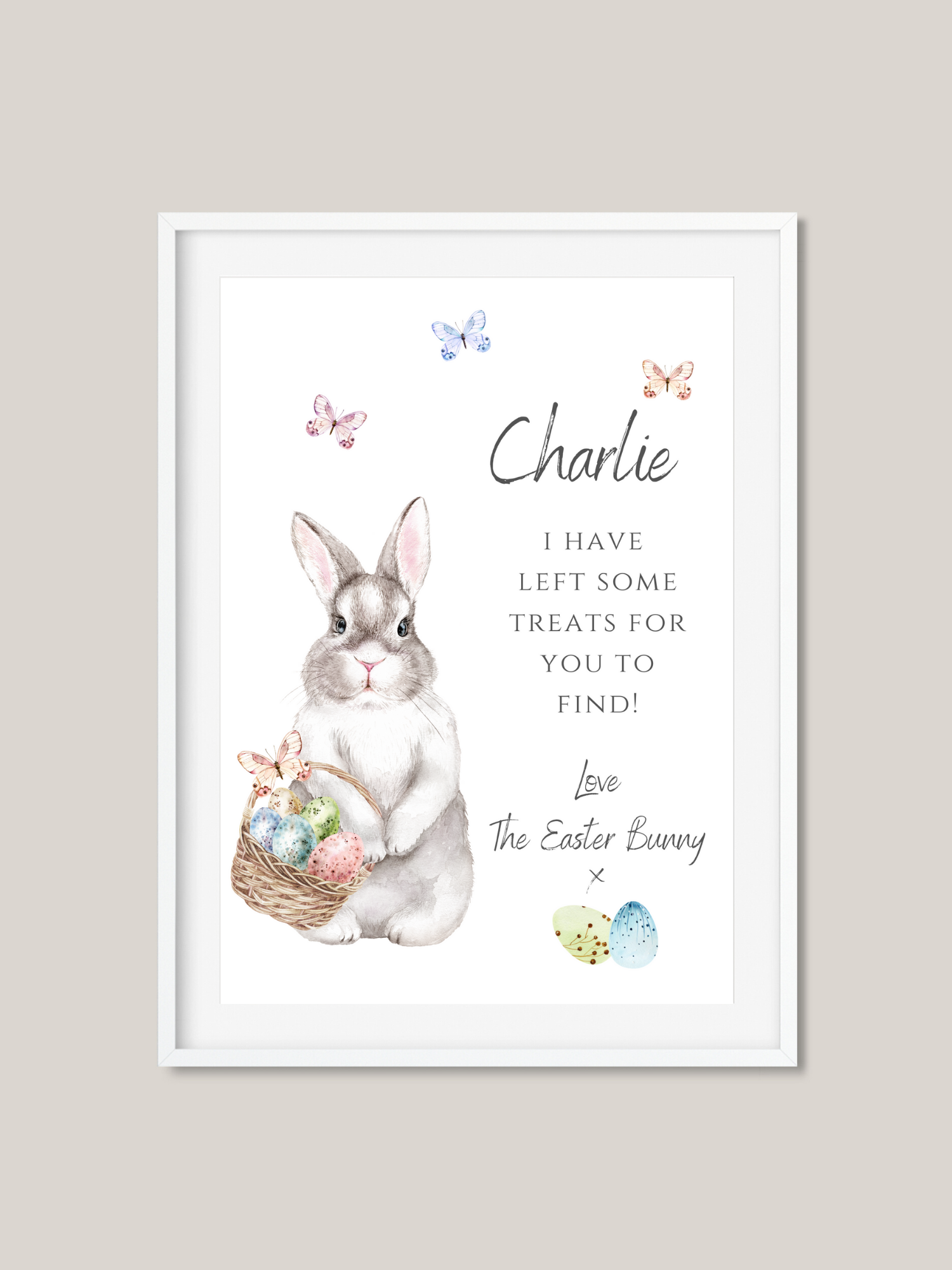 From the Easter Bunny!