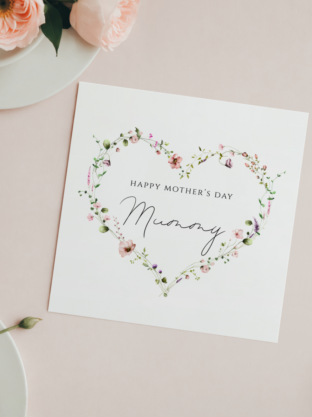 Heart Mother's Day Card