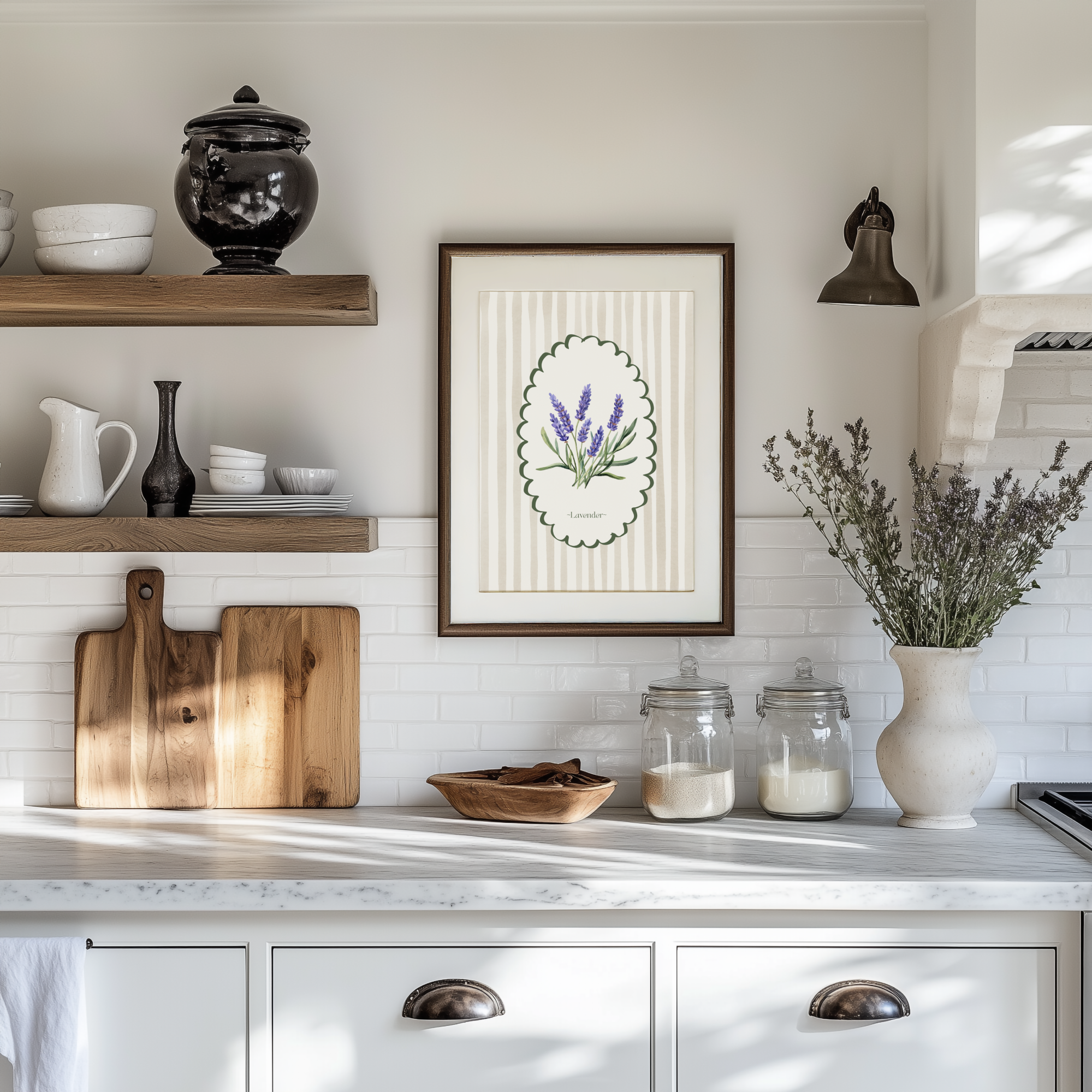 Lavender Coquette Style Art Print