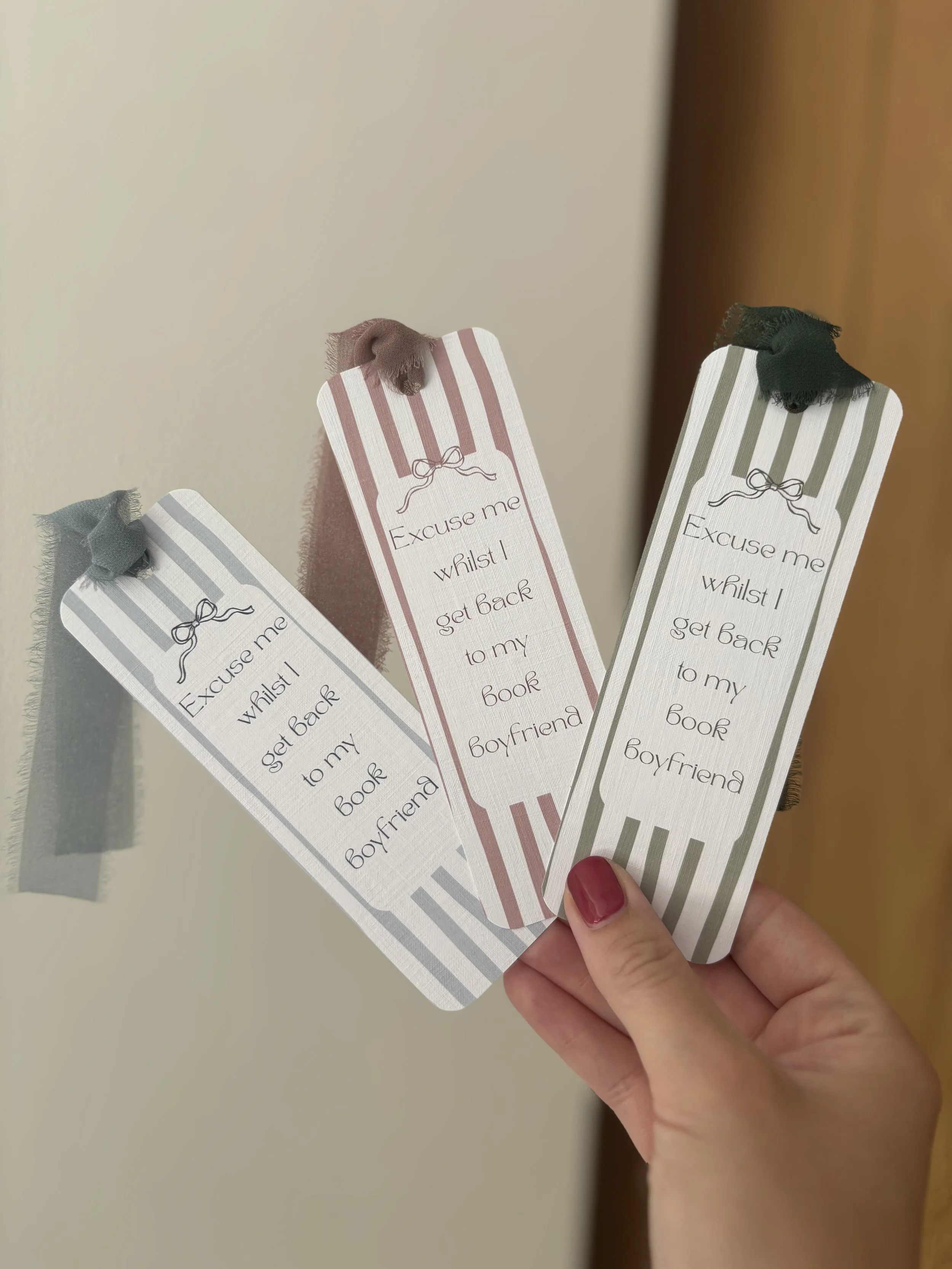 Bookmark - Excuse Me Whilst I Get Back To My Book Boyfriend