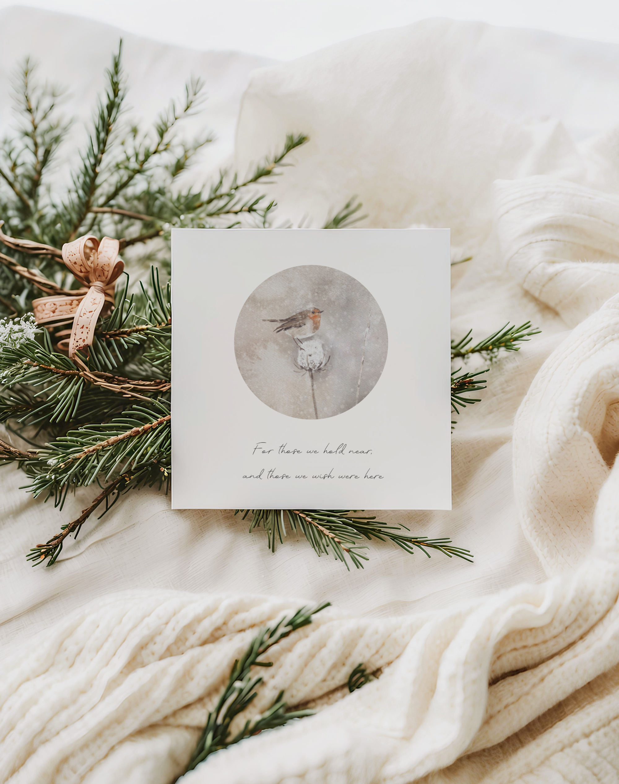 Robin Christmas Card
