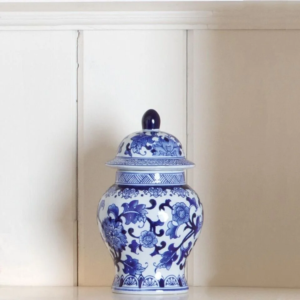 Small Blue Ginger Jar.jpg