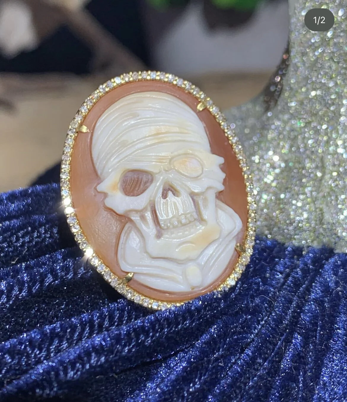 Skull Cameo Ring