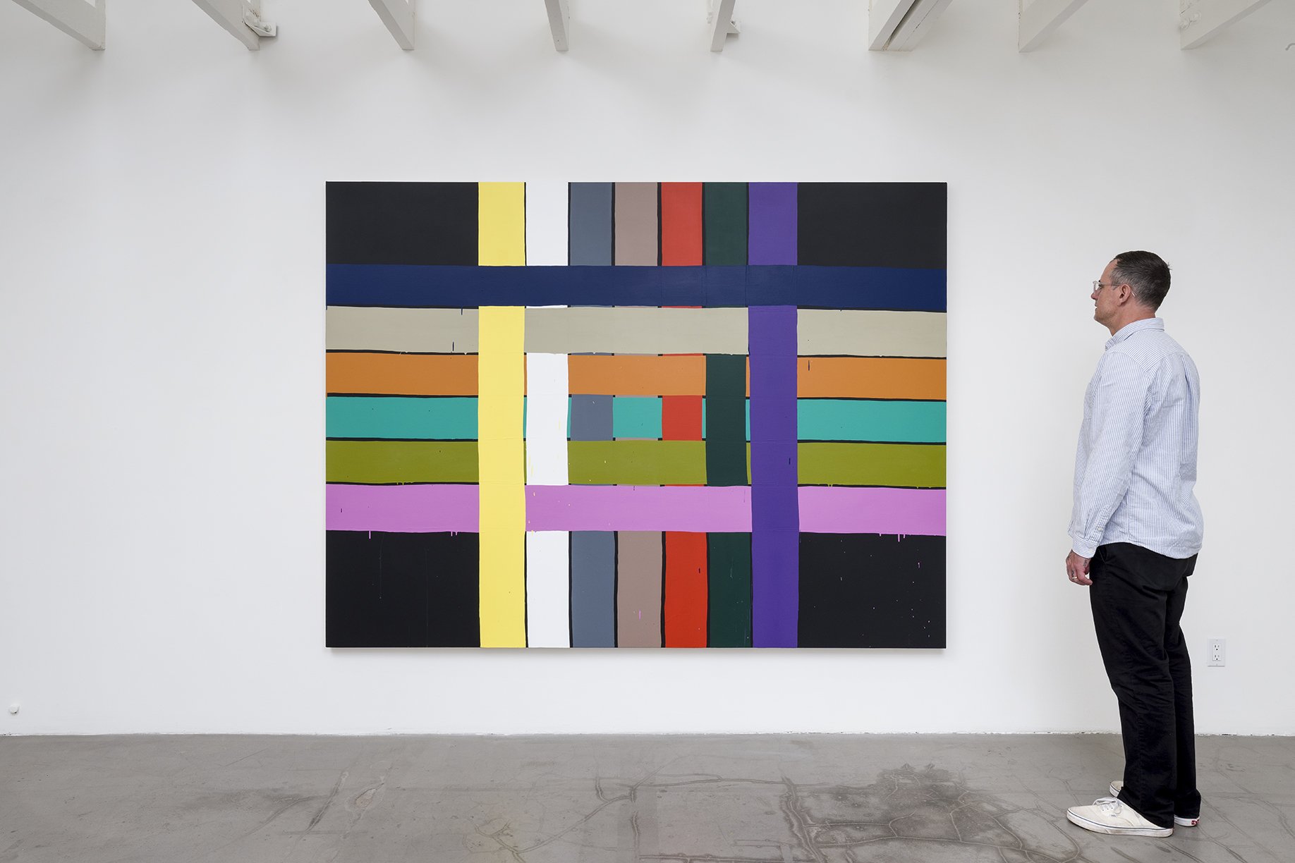 Alicia McCarthy, Untitled, 2024, Acrylic paint on canvas, 96 x 72 inches