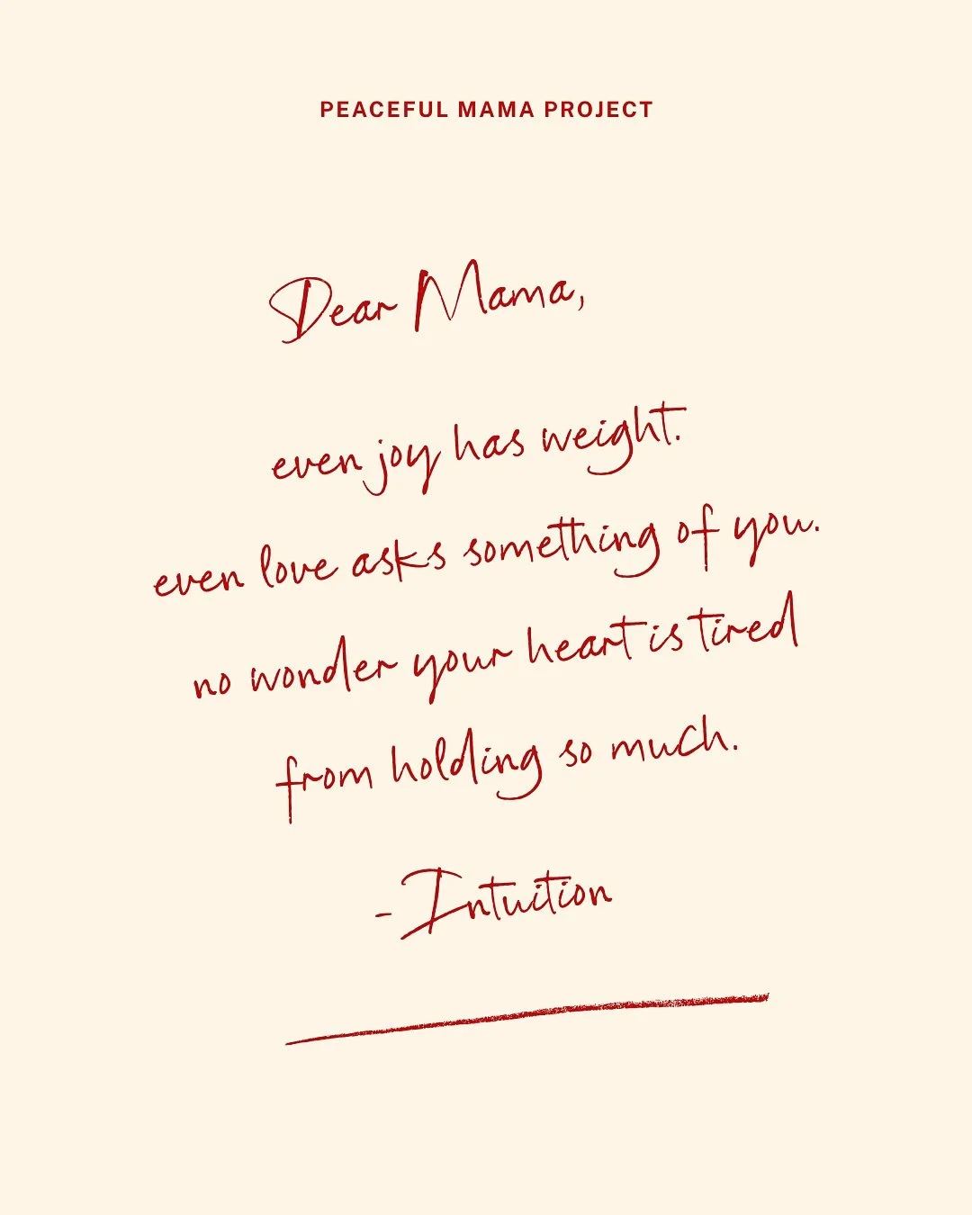 Motherhood is love, yes - but love isn&rsquo;t weightless.

Joy stretches us. Tenderness requires energy. Even happiness can be heavy to hold.

If you&rsquo;ve ever wondered why you feel tired even when nothing is wrong - this is why.

You&rsquo;re c