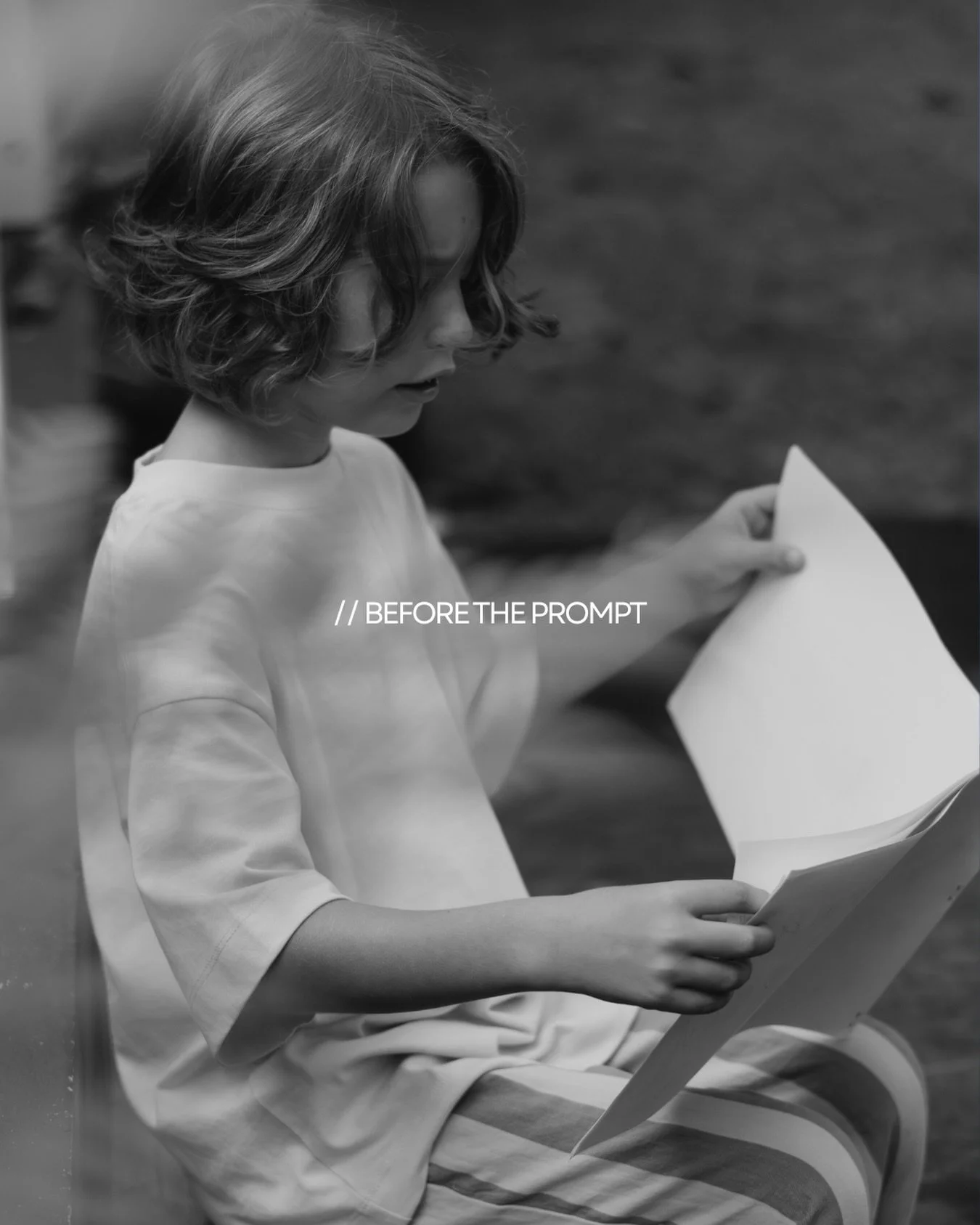A cardboard box becomes a boat, three sentences begin to resemble a song, a collection of hand drawn illustrations are the makings of a book - the world contains something it did not contain before.

What I want to protect in childhood is the experie