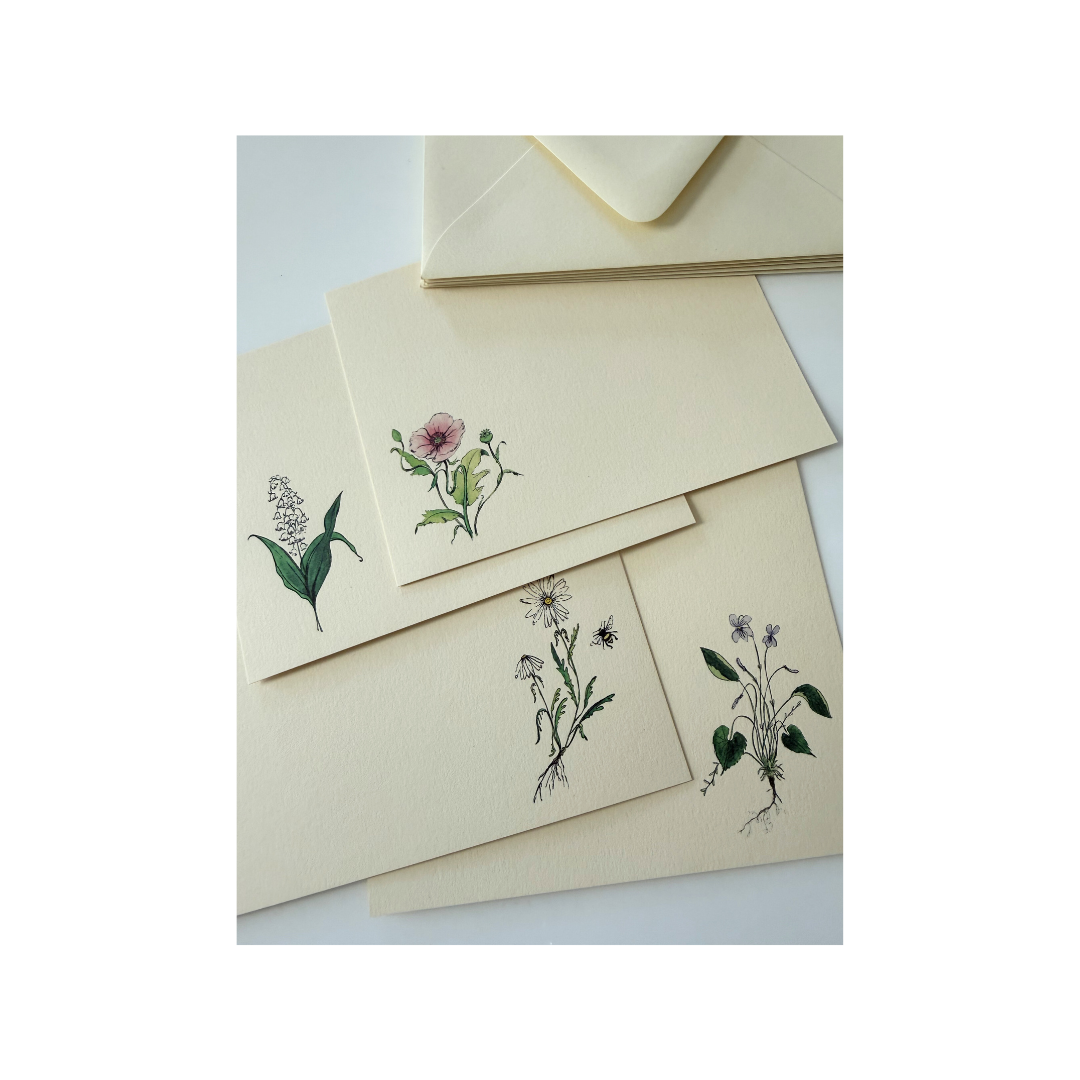 Spring Floral Stationery