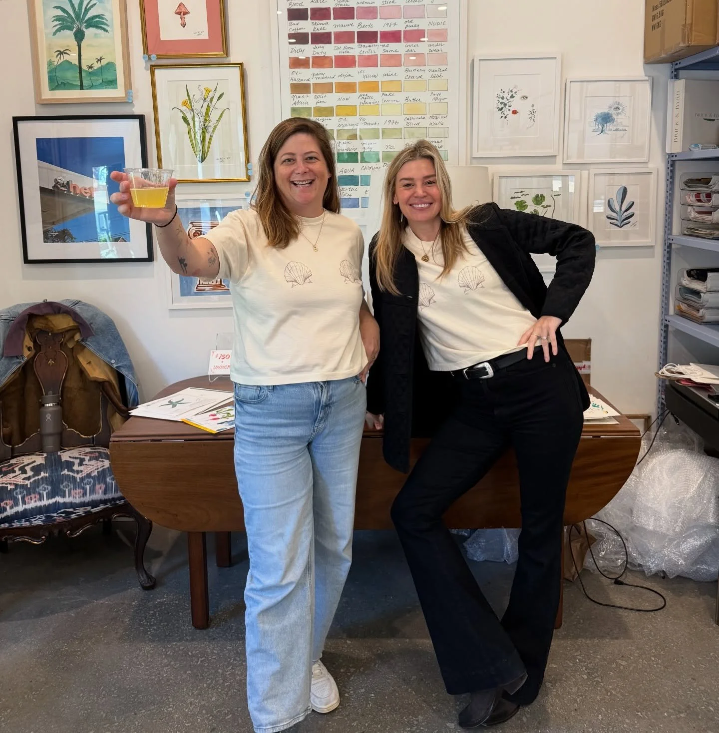 COME ON DOWN. The sale is ON! 51 Oswego, until 1. Do i look like a used car salesman? Yes. I do and that is intentional. I&rsquo;m here to bargain. The champagne is flowing and the Christmas music is blaring. It&rsquo;s fun i swear. Swipe to see some