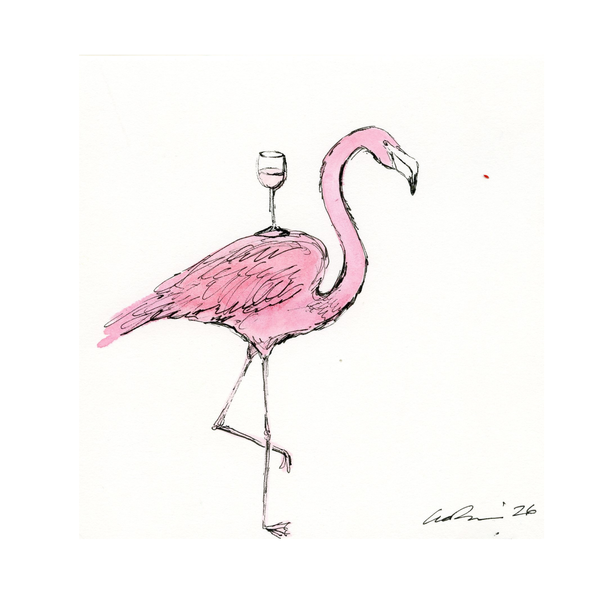 Flamingo with Rose.png