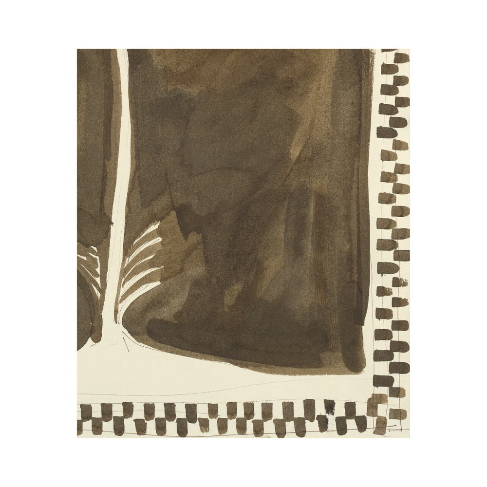 Palms on Checkerboard - Set of 2 — Lia Burke Libaire Art and Design