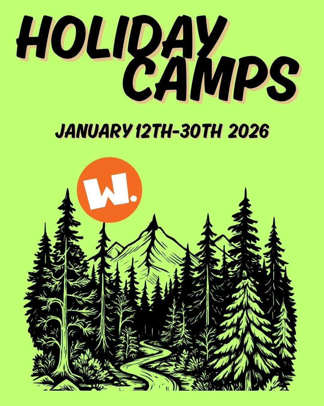 🚨Holiday Camps go live to book on the website 8pm Thursday 20th November. This is not a lineup to be missed! And fair to say Liam and the team have blown this one out of the park.

Teen week 15-19th December: Shuttles, Fish 'n' mish, and Akas Jungle