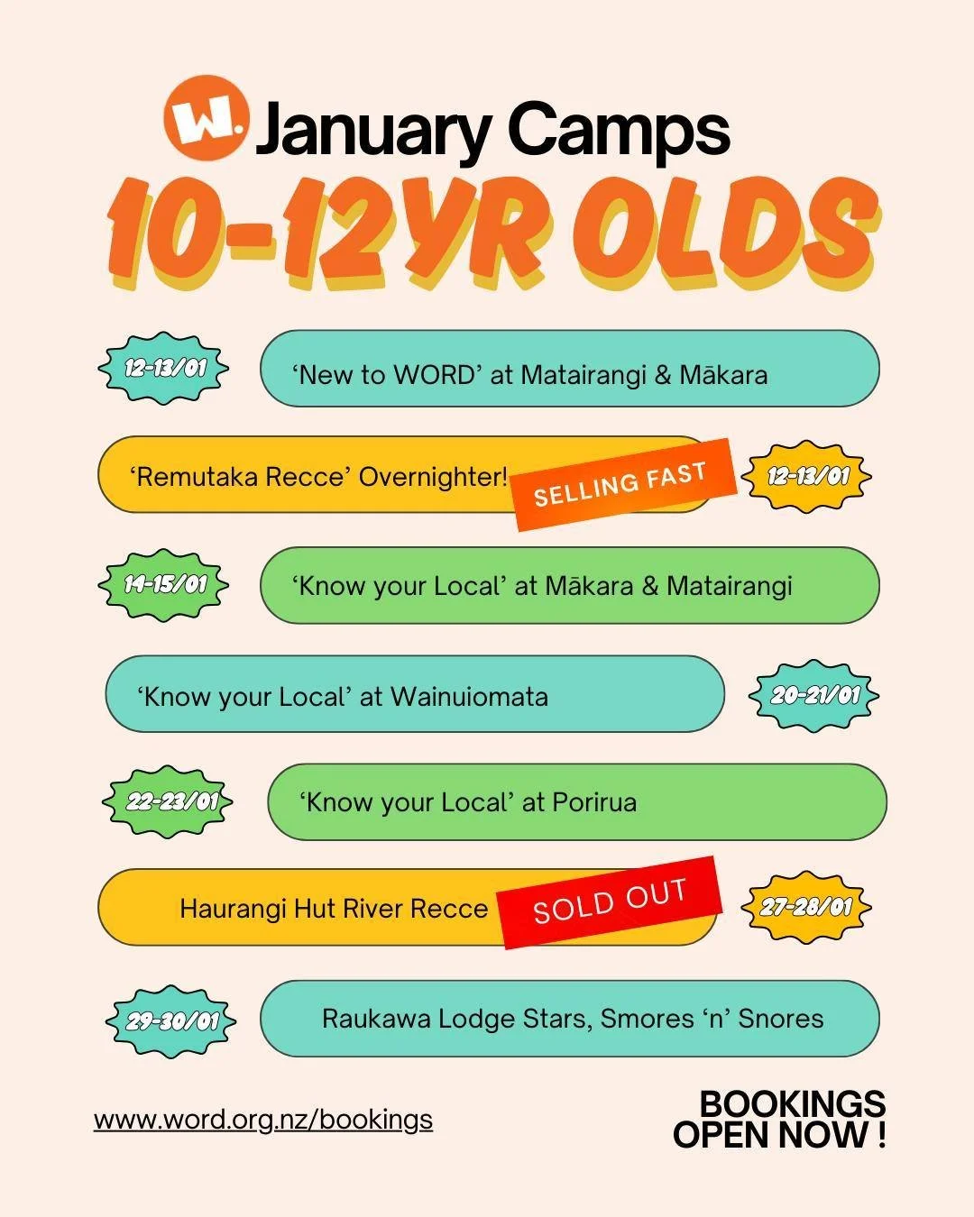 Is your young person aged 10-12 years old and love mountain biking or they would like to give it a go? We have camps for all ages and skill levels. New To WORD camps for first timers/or new to off-road and Know Your Local camps for regular riders! 

