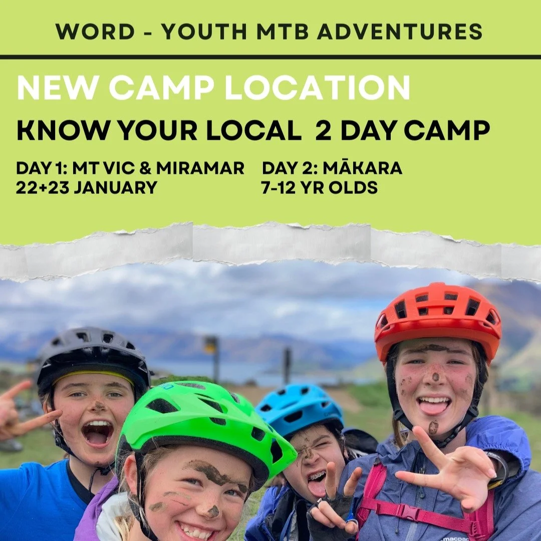 This weeks Know your Local Camp is SOLD out! 
📣 We have added a NEW camp to the schedule. The Porirua camp is changing locations to be more central - we are adding in Miramar riding for a bit of extra spice and will look to use some different Mākara