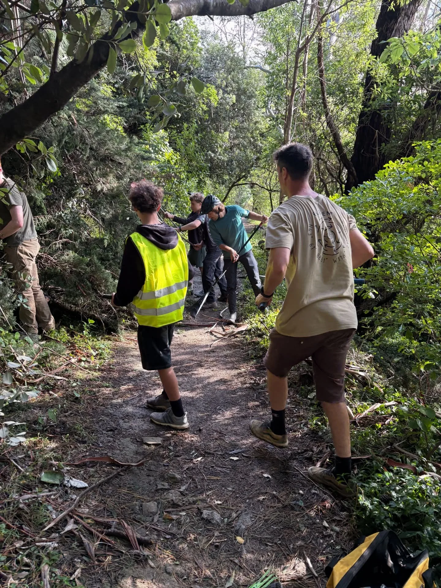 Some great work by the race team Fast ForWORD on clearing some Matairangi trails tonight after the storm. We attacked Bombhole, TTS and Rockdrop and the odd walking trail in between. They are now looking fresh clear and loamy. 

Still a heap of work 