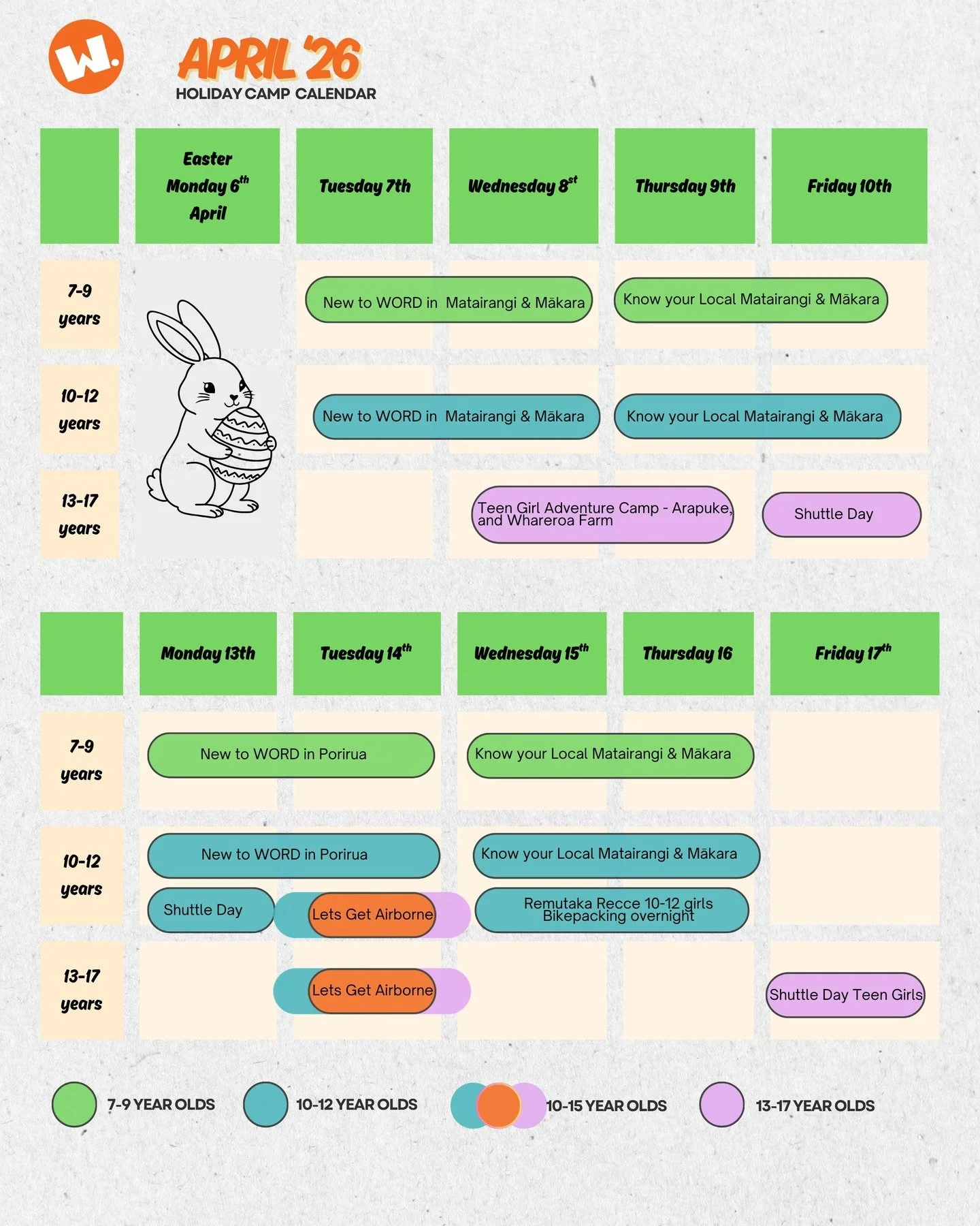 The April Holiday Schedule is out and up on the website. 

✅Watch your inboxes for the newsletter tomorrow 
⏰ Bookings open Thursday night 7pm. 
🗓️Mark it in your calendars now

Come and join us for the ride!