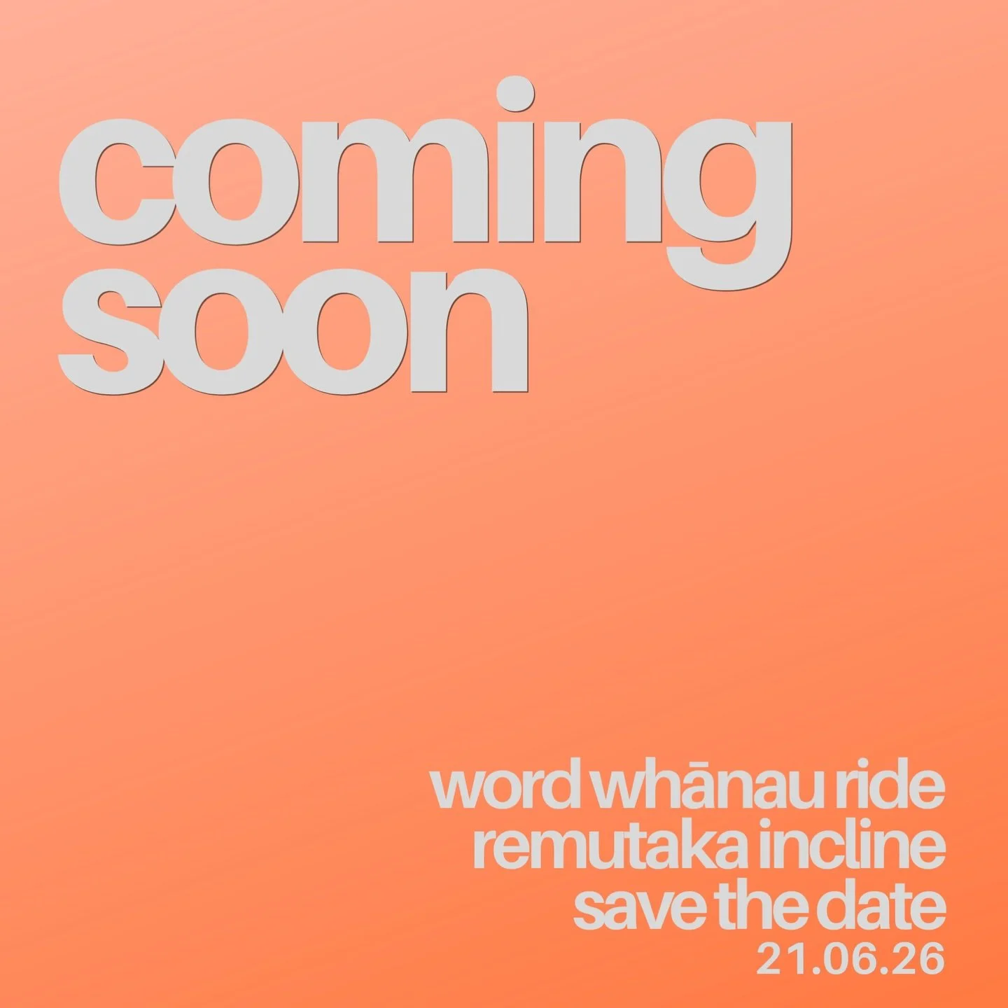 ✅ Save the date whānau, more details coming soon! 🗓️