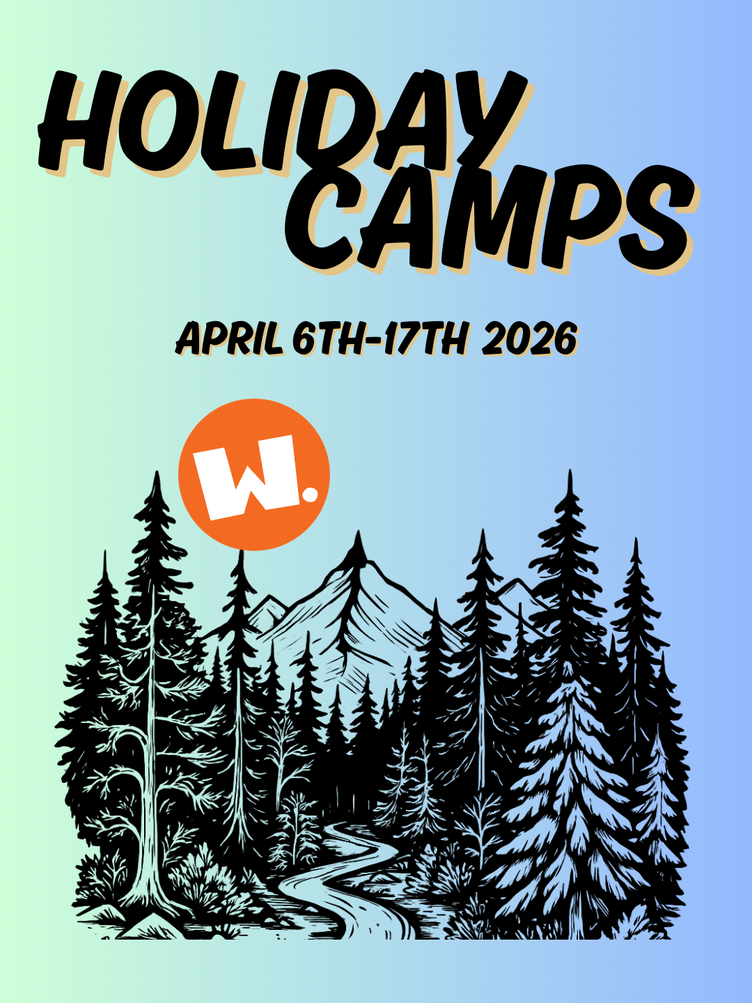 April Mountaib bike adventures and holiday camps at WORD