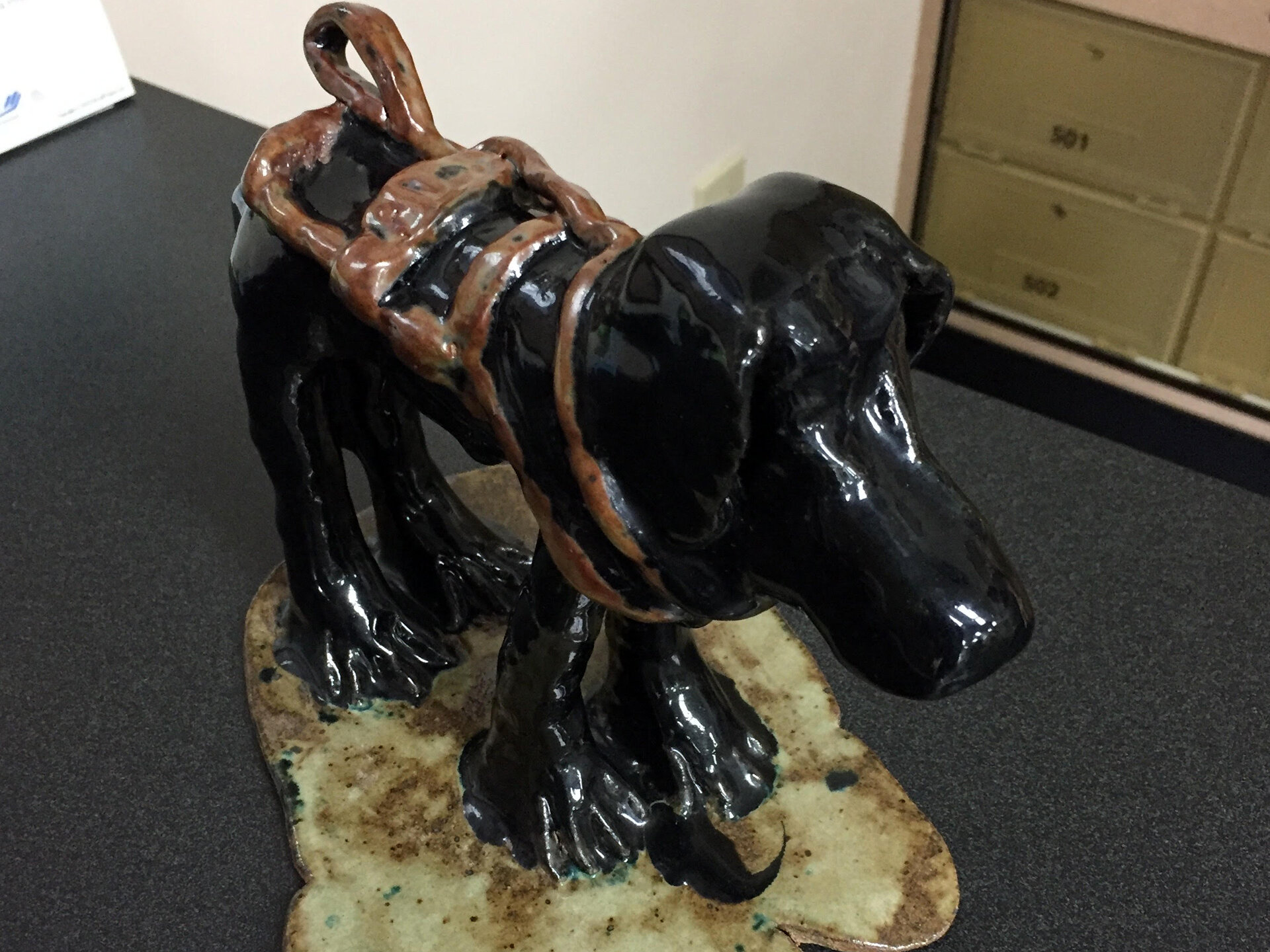 Valerie Alcaraz's Guide Dog sculpture