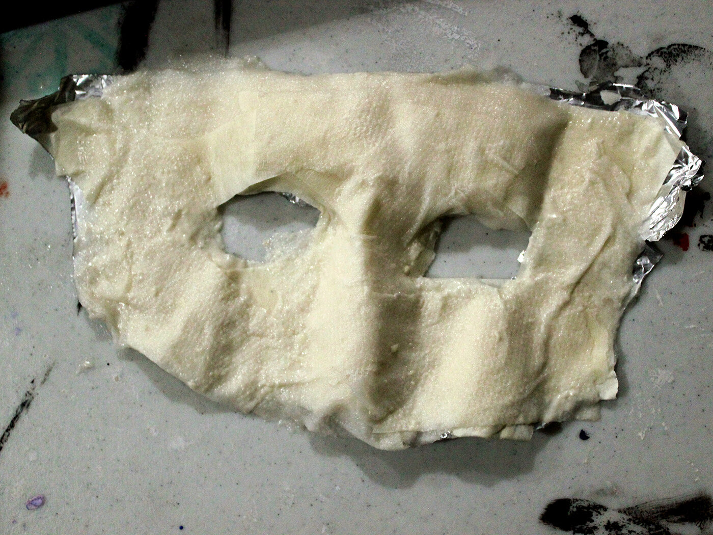 Halloween Paper Mache Mask