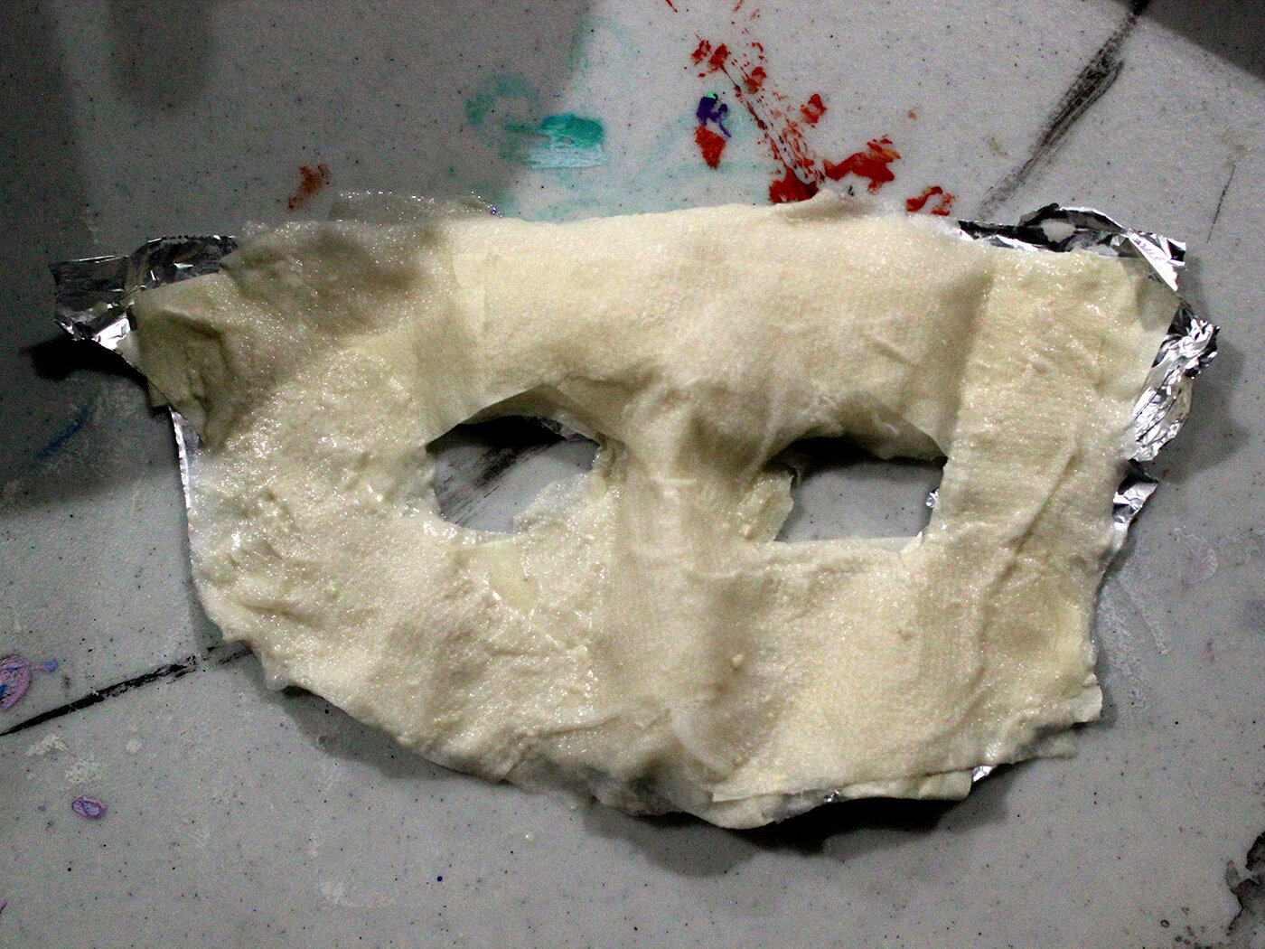 Halloween Paper Mache Mask