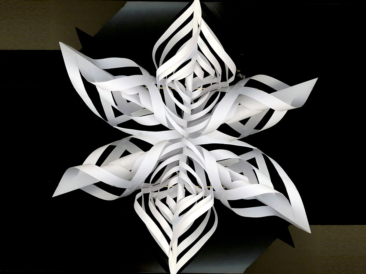Six-pointed 3D Snowflake