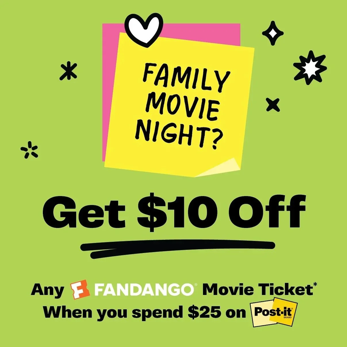 Post-it x Fandango