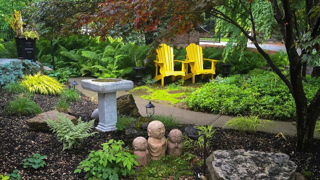 Our gardens need to be inspirational places and what better way to achieve that than to add a few pieces of garden art, whether they are nature’s art like the boulder or store-bought statuary.