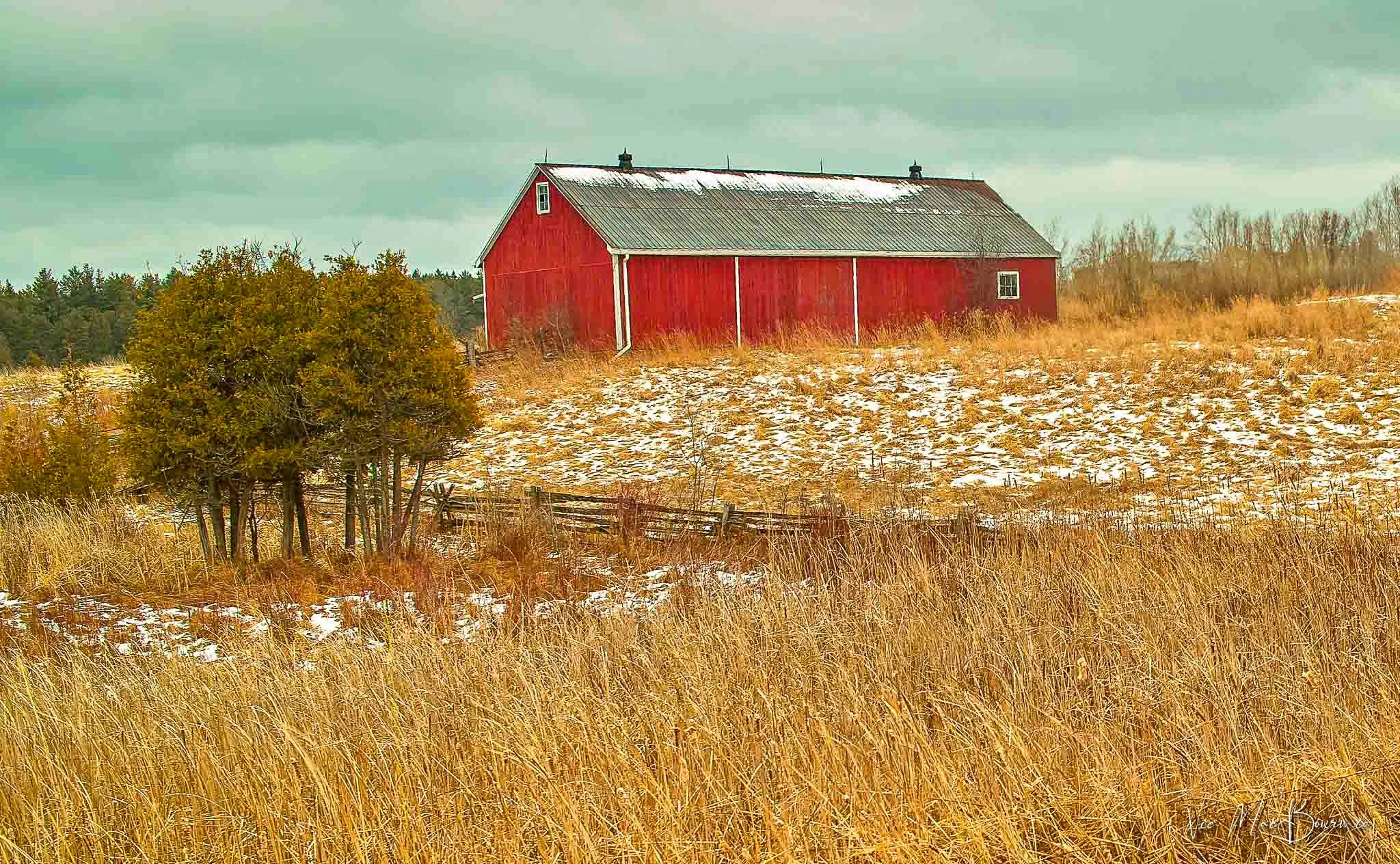 Barn early winter. Sigma DP2: 1/40th sec/ f5.6/ iso 50.