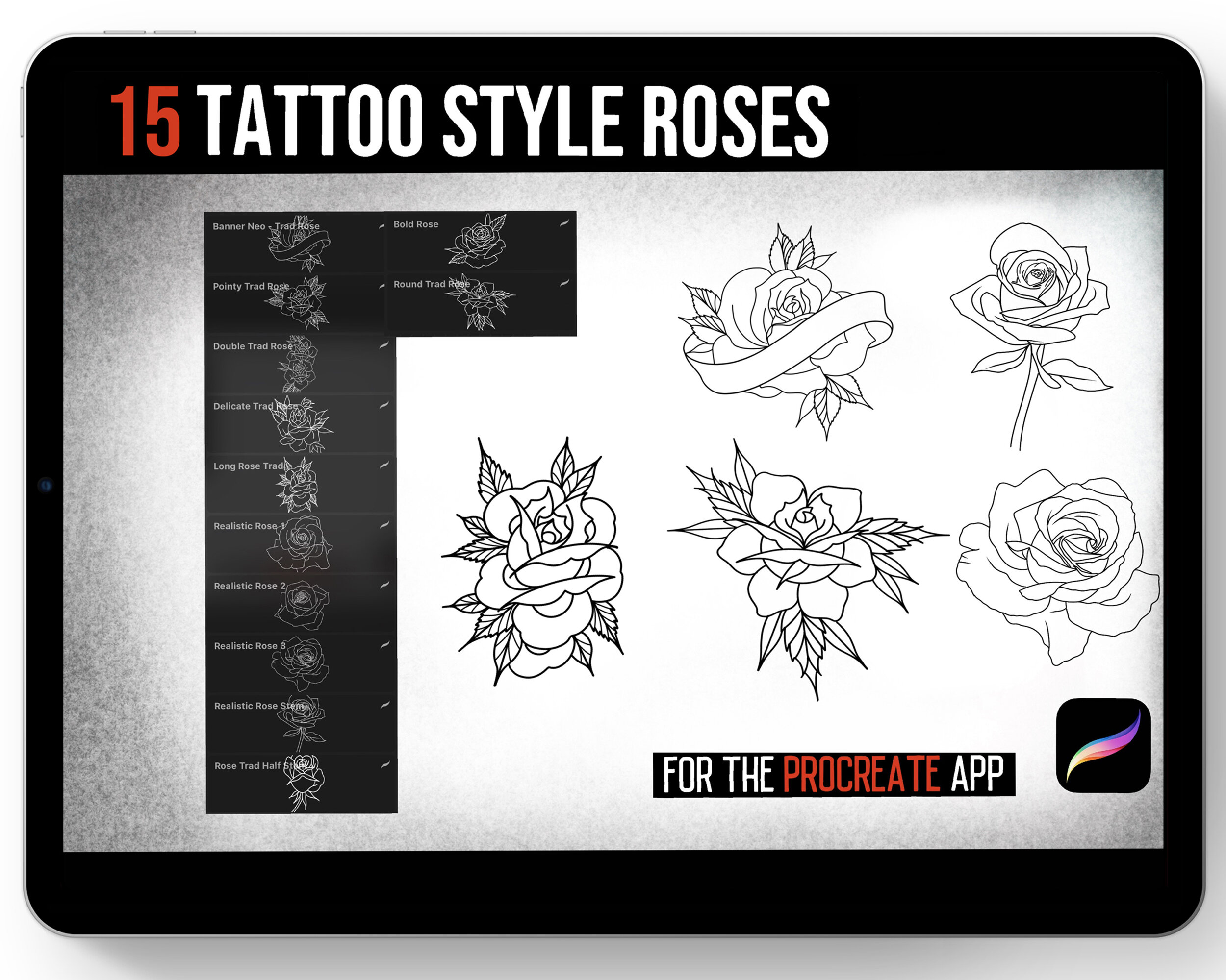 Best Procreate Tattoo Brushes in 2023  Design Cuts