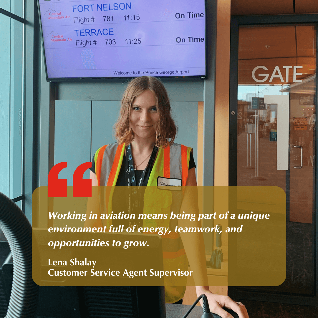 Meet the Team - Women in Aviation - Lena Shalay - Customer Service Agent Supervisor