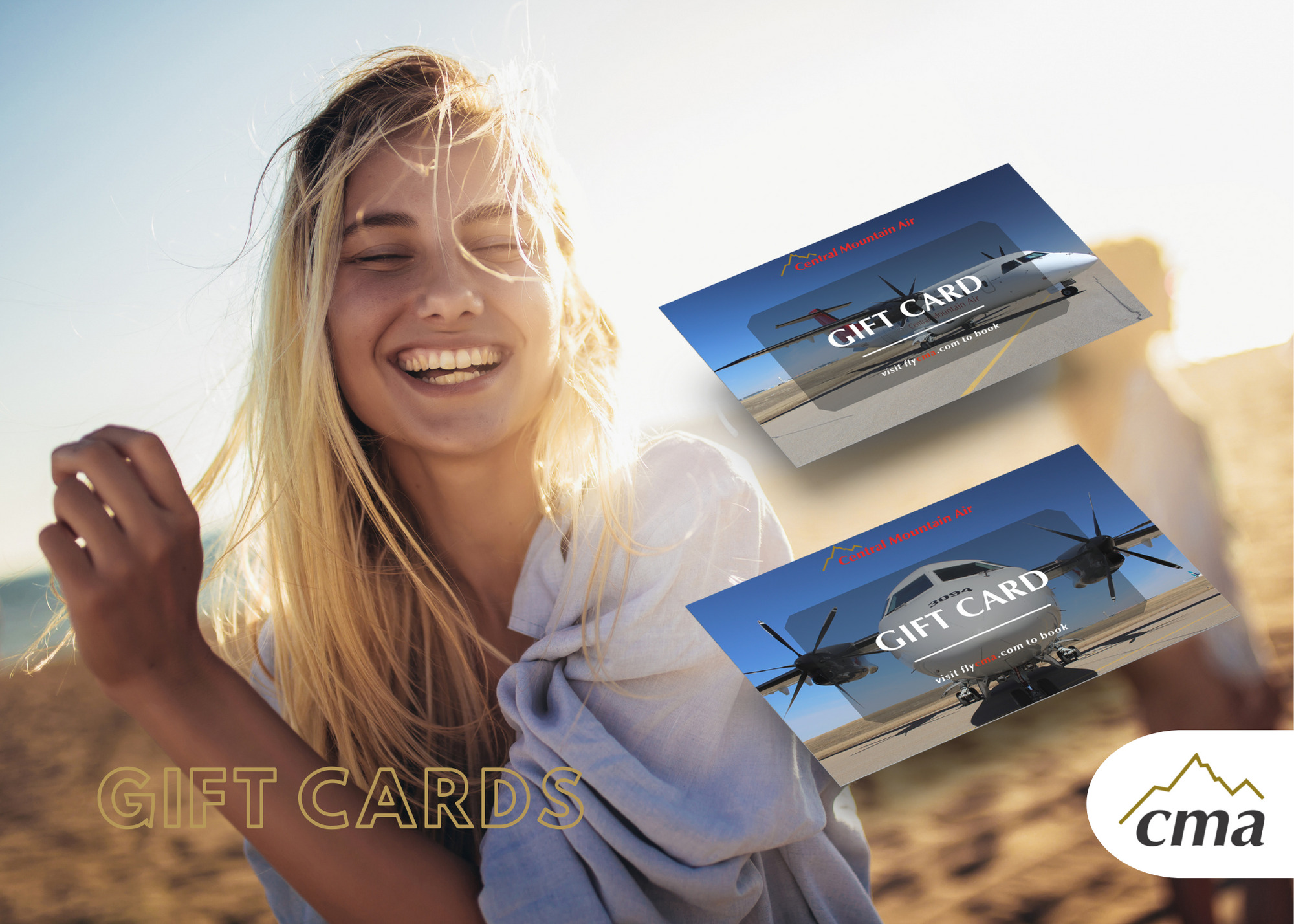 Cartes-cadeaux CMA — Central Mountain Air