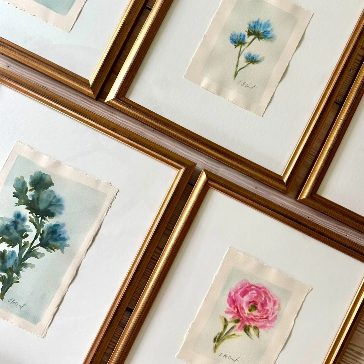 Framed BOTANICALS ready to hang plus some new sets too! Go check them out! A perfect way to add a feminine touch to your home. 
#orginalart #artforyourhome #homedesign #botanicalart
