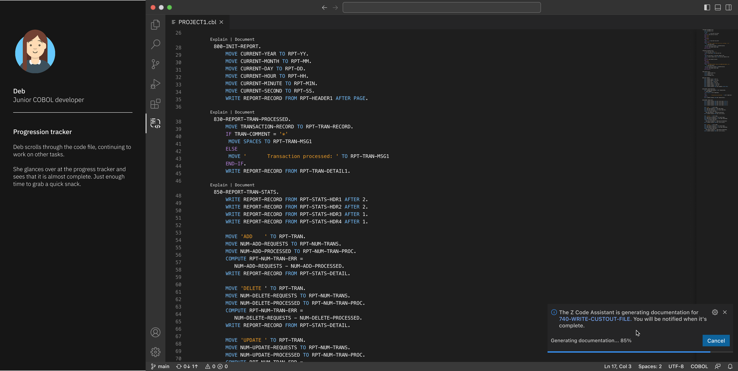 Loading a response, in-line; progression tracker.png