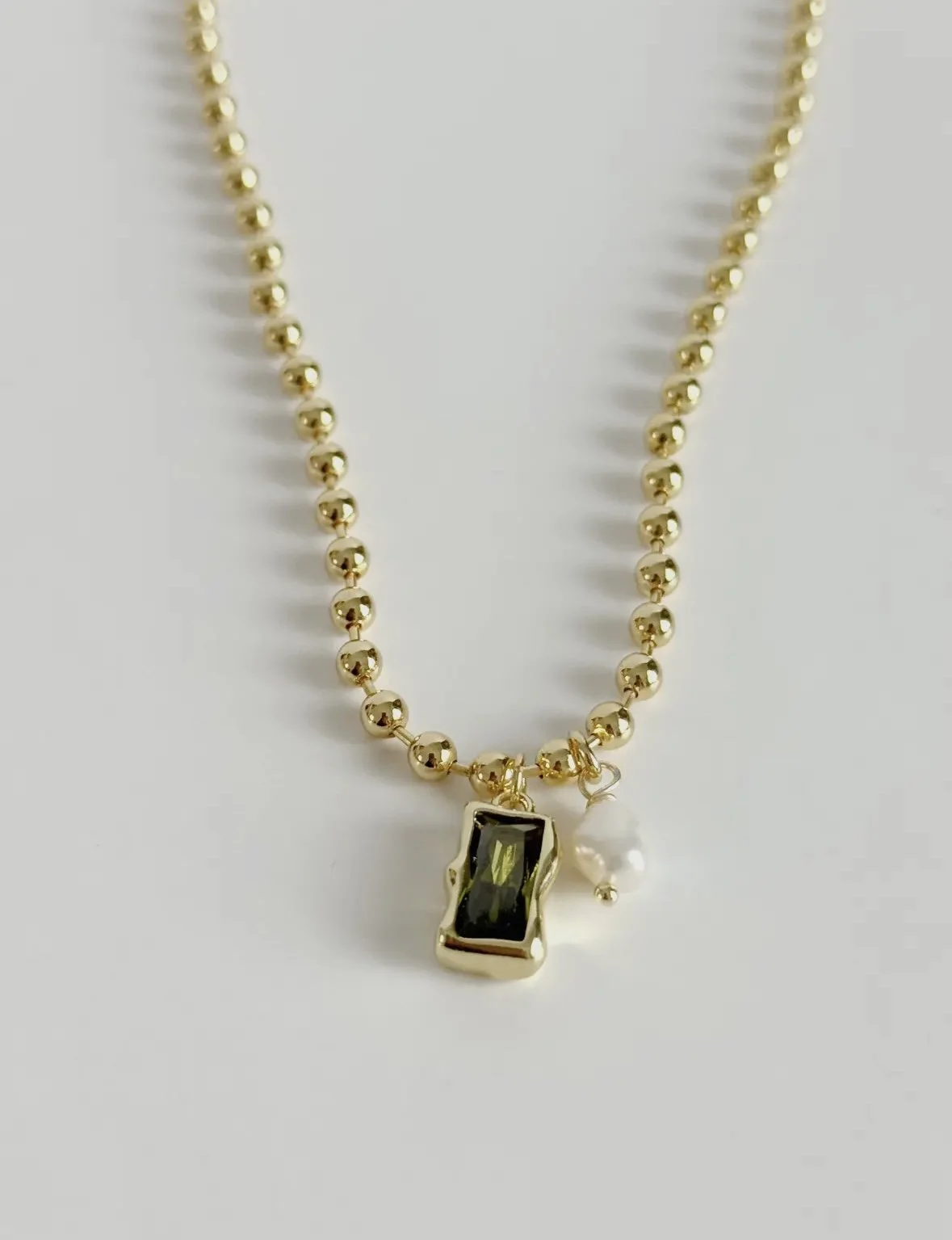 Cenie Necklace- Olive