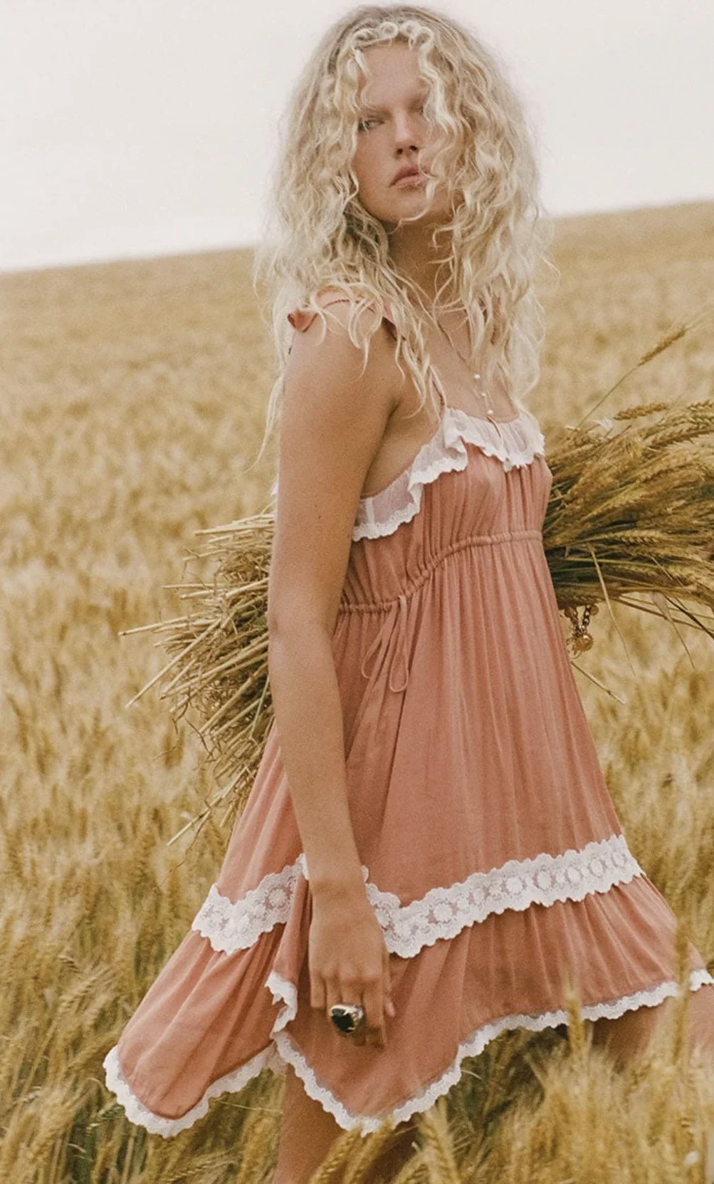 Poison Peach Mini Dress