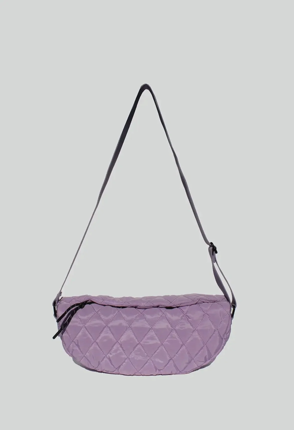 Cora Quilted Crossbody- Lilac